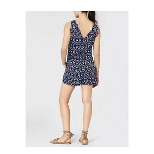 Athleta Sakura Crossback Shortie Romper Size XS
- Blue/White